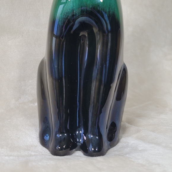 Vintage 14" Blue Mountain Pottery dog puppy hound collectible figure clay decor - Picture 10 of 12